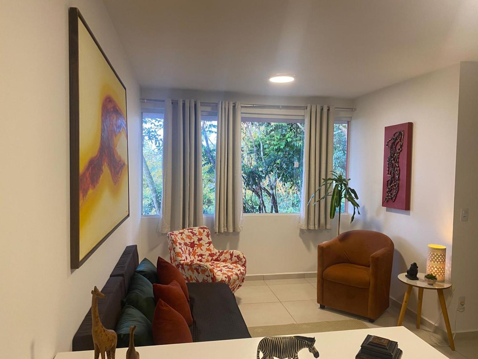 Flat Condominio Topo Da Montanha 508 Cha Grande Bagian luar foto
